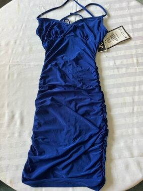 Jump Apparel Junior Elegant Royal Blue Dress Sz XS